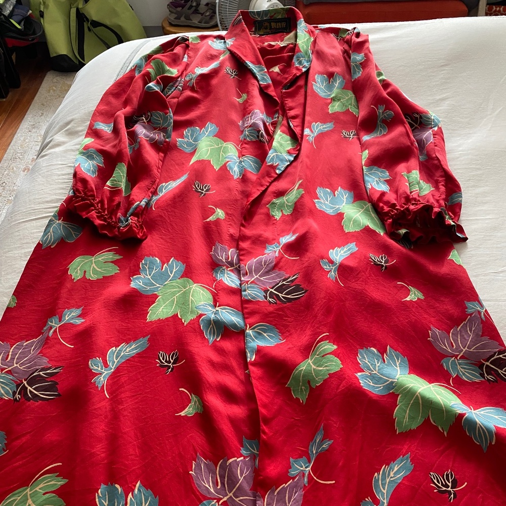 Women's Vintage Silk Chinese Kimono